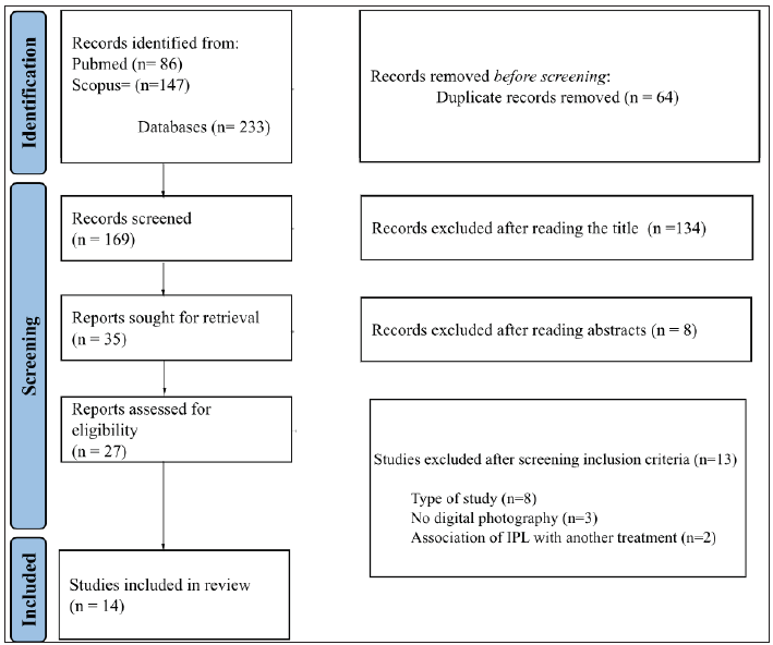 Preferred Reporting Items for Systematic Reviews and Meta-Analyses (PRISMA) flow diagram of the studies included in the systematic review.