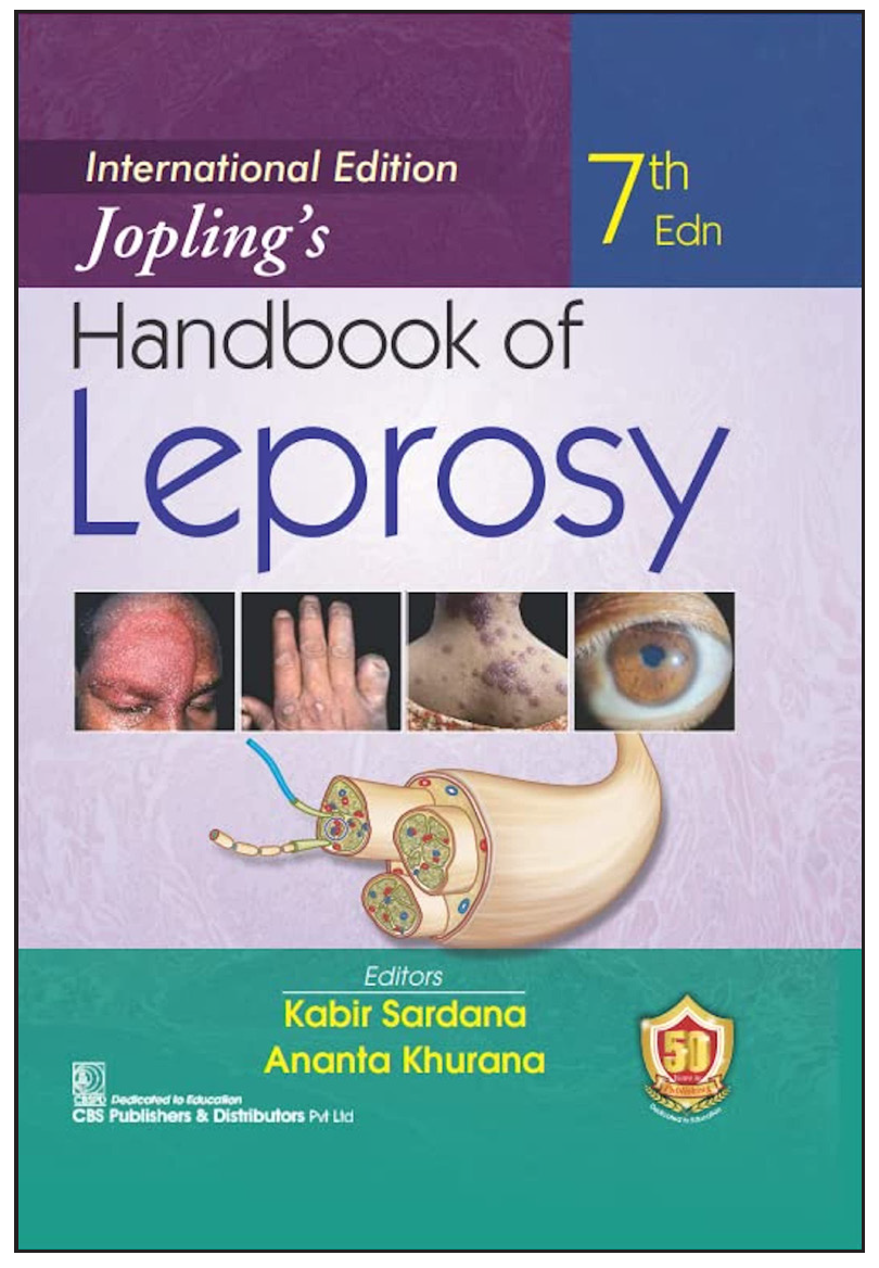 Cover of Jopling’s Handbook of Leprosy (Seventh Edition, 2023).