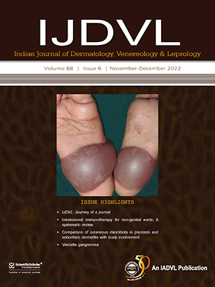 Indian Journal of Dermatology, Venereology and Leprology