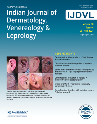 Indian Journal of Dermatology, Venereology and Leprology