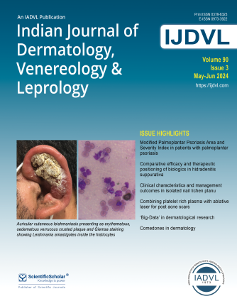 Indian Journal of Dermatology, Venereology and Leprology